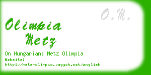 olimpia metz business card